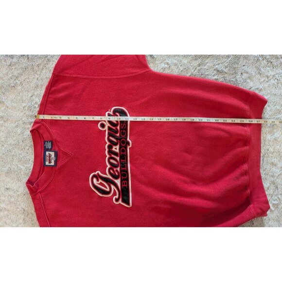 Varsity Athletic by Cadre Georgia Bulldogs Sweatshirt Md Red - Picture 6 of 10